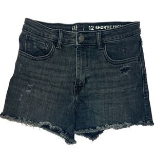 Gap Kids- Black Wash- Shortie High Rise- Size: 12